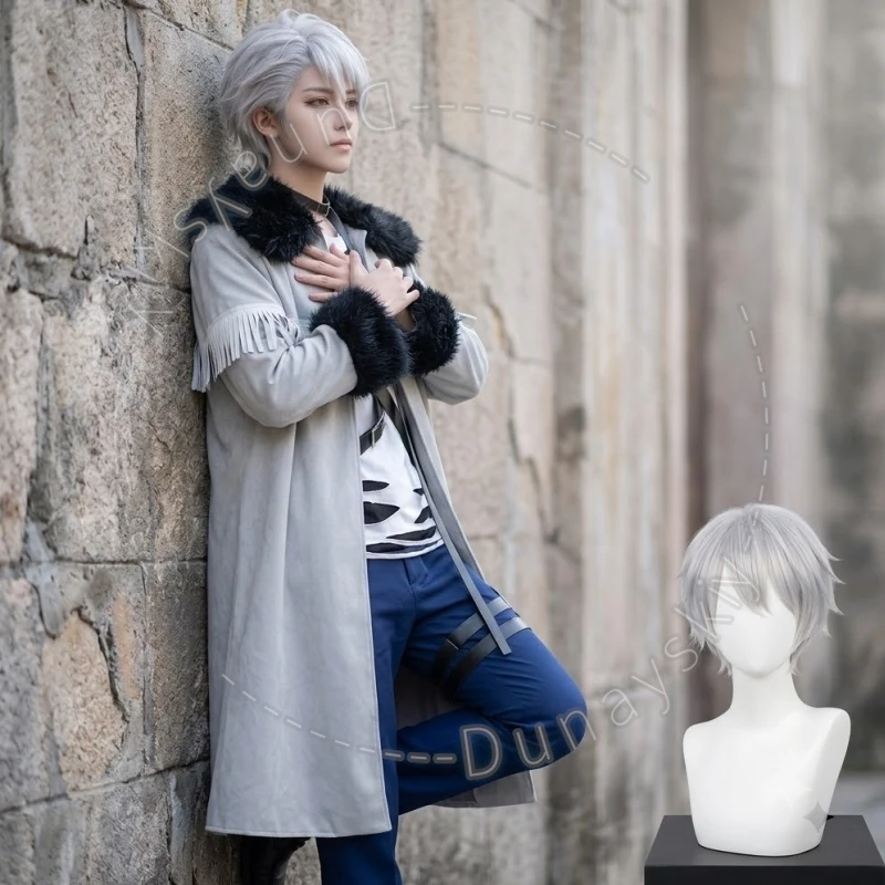 Cosplay Outfit Frieren White Jacket Black Tights Long Silver Hair Pointed Ear Elf Mage Costume Gold Embroidery Elegant Anime For
Cosplay Outfit Frieren White Jacket Black Tights Long Silver Hair Pointed Ear Elf Mage Costume Gold Embroidery Elegant Anime For