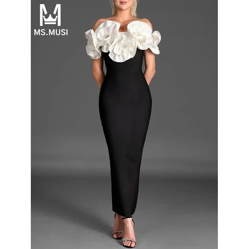 MSMUSI 2024 New Fashion Women Sexy Off The Shoulder Floral Diamond Crystal Sleeveless Bandage Bodycon Party Event Maxi Dress
MSMUSI 2024 New Fashion Women Sexy Off The Shoulder Floral Diamond Crystal Sleeveless Bandage Bodycon Party Event Maxi Dress
