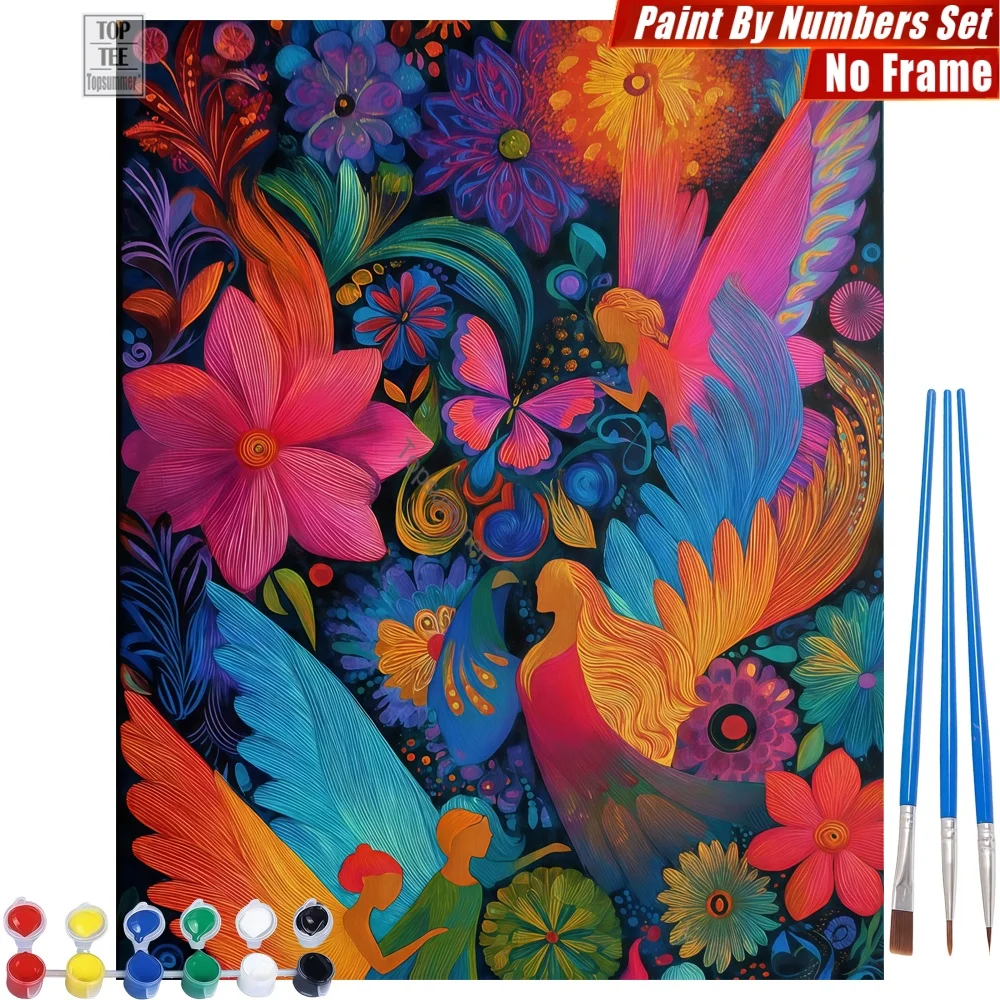 Flowers Fairies Fantasy DIY Digital Oil Painting Kit - Flowers Fairies Fantasy Wall Art Home Decor Day Of The Dead Gift For Son
Flowers Fairies Fantasy DIY Digital Oil Painting Kit - Flowers Fairies Fantasy Wall Art Home Decor Day Of The Dead Gift For Son