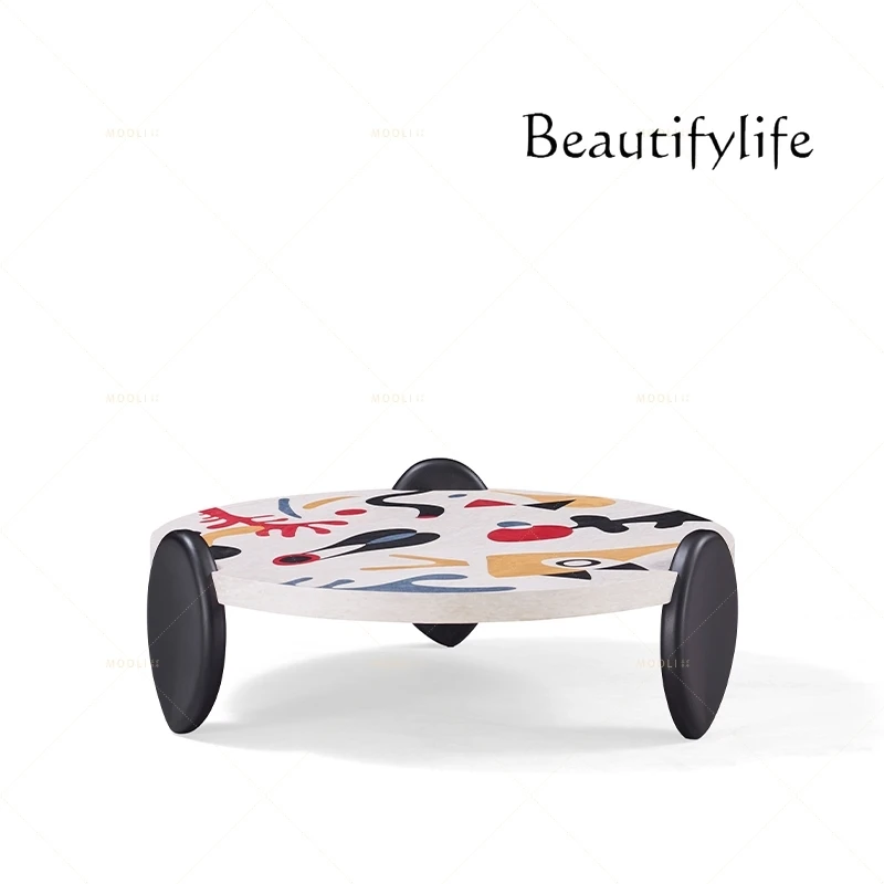 Medieval style Medieval solid wood creative graffiti coffee table light luxury small apartment hand-painted art coffee table
Medieval style Medieval solid wood creative graffiti coffee table light luxury small apartment hand-painted art coffee table