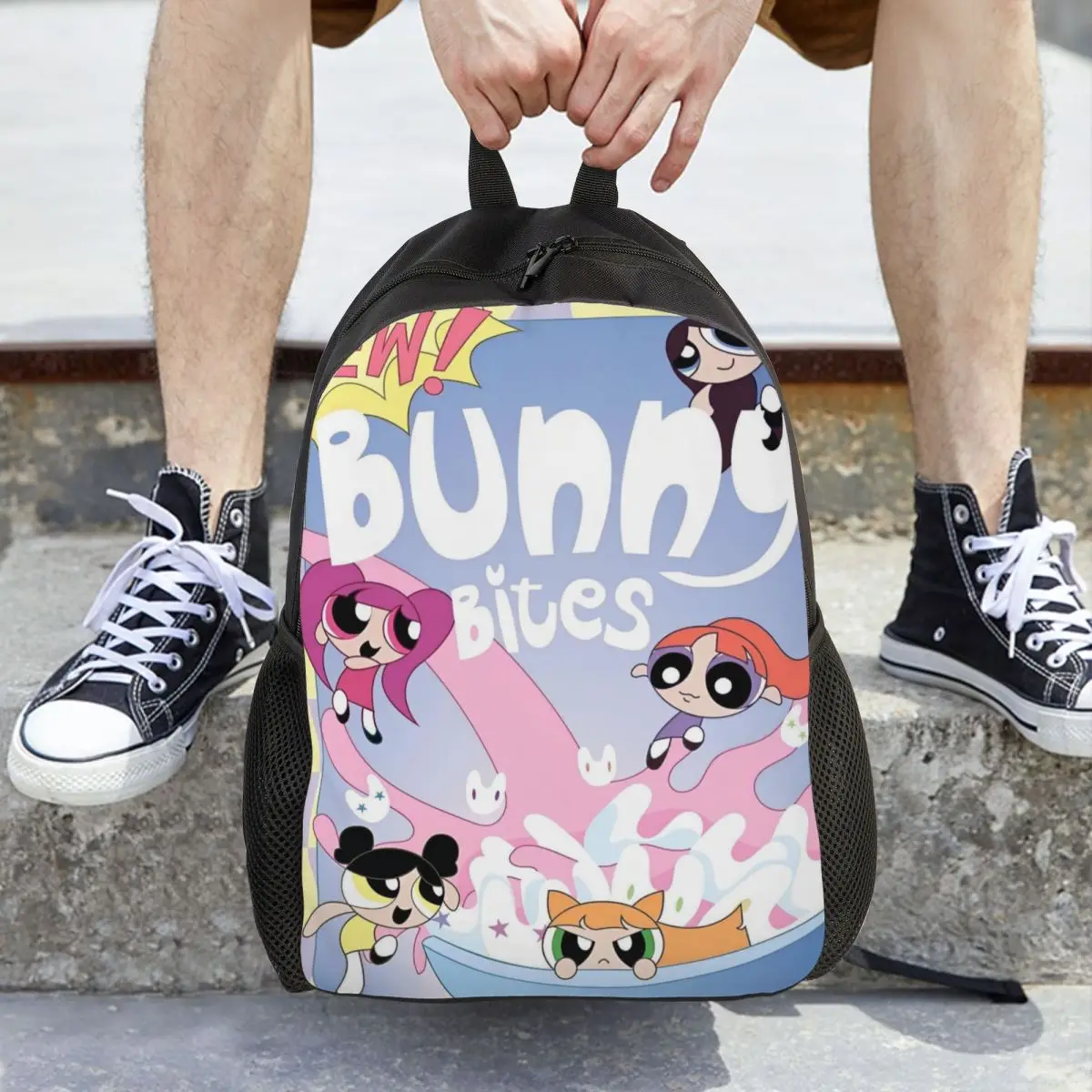 Милый модный рюкзак для девочек с героями мультфильмов P-Powerpuff, прочный школьный деловой рюкзак для мужчин и женщин, сумка на плечо для ноутбука
Милый модный рюкзак для девочек с героями мультфильмов P-Powerpuff, прочный школьный деловой рюкзак для мужчин и женщин, сумка на плечо для ноутбука