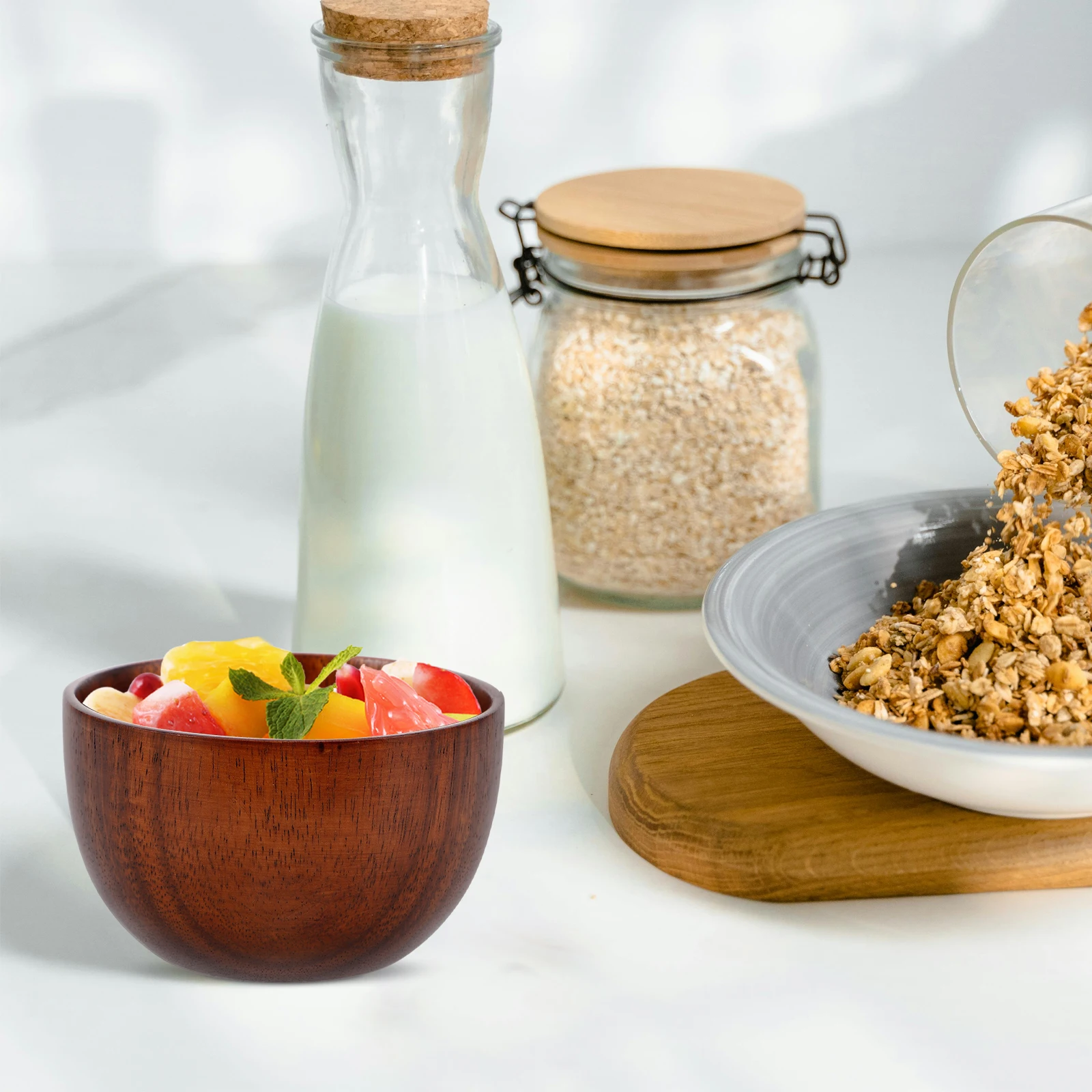 Wooden Fruit Bowl Salad 14X7CM Kitchen Home Natural Thick Smooth Texture Versatile Capacity Style
Wooden Fruit Bowl Salad 14X7CM Kitchen Home Natural Thick Smooth Texture Versatile Capacity Style