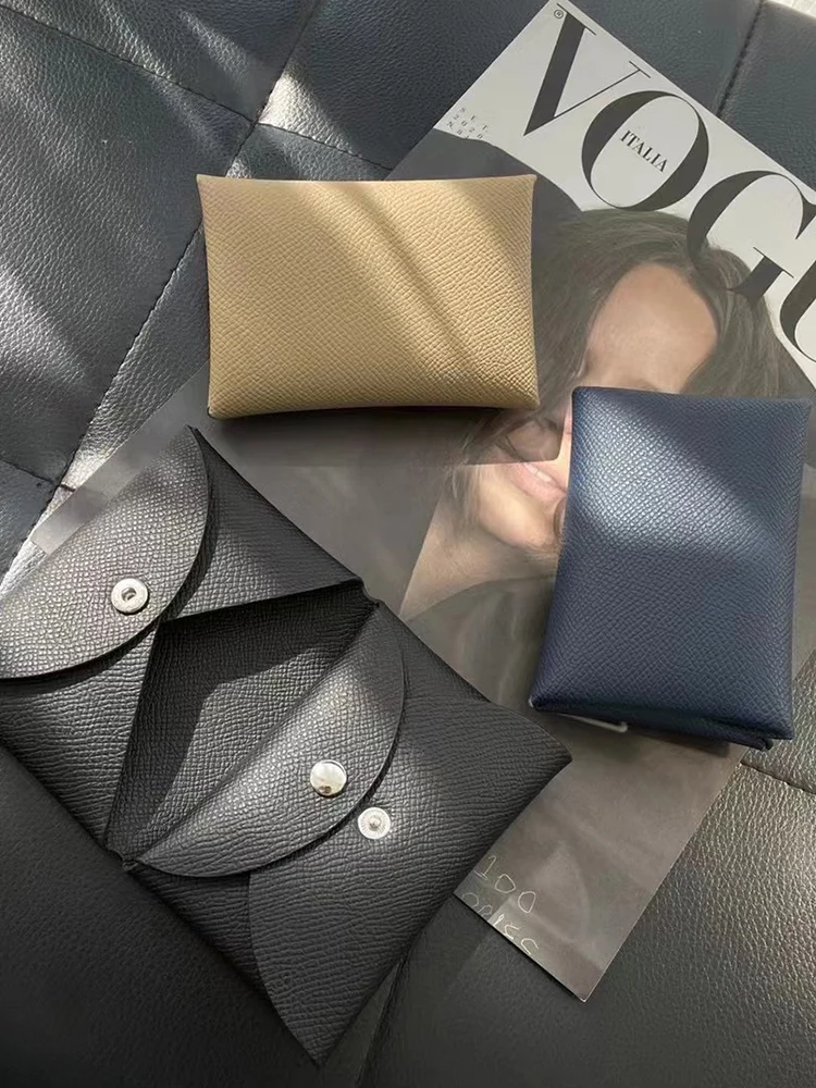 Genuine Leather Business Card Holder Women's Palm Pattern Wallet Epsom New Card Pack Fashiontaker Korean Style Pure Color
Genuine Leather Business Card Holder Women's Palm Pattern Wallet Epsom New Card Pack Fashiontaker Korean Style Pure Color