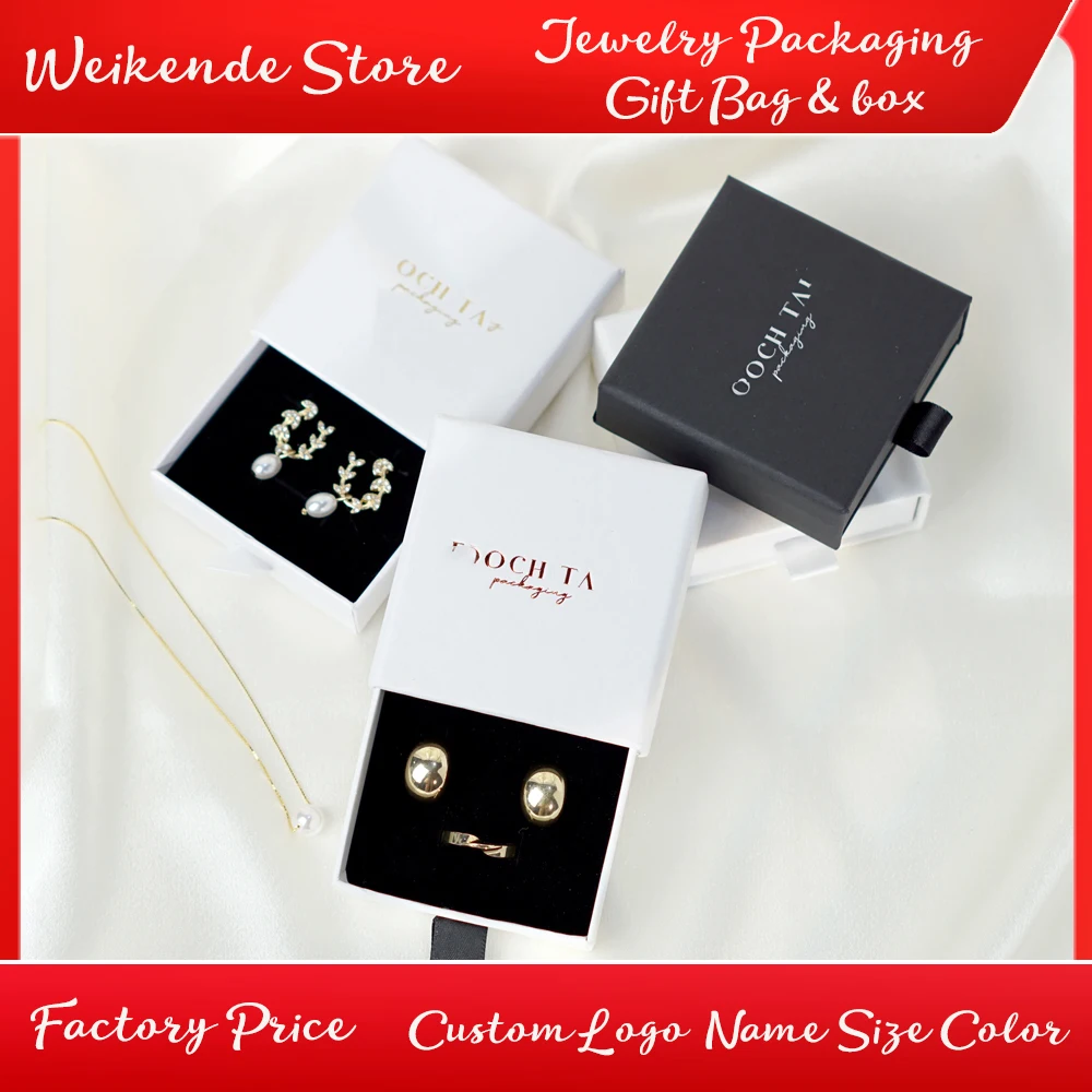 50Pcs Custom Logo Pull-Out Jewelry Box Fashion Necklace Earring Bracelet Brooches Packaging Drawer Case for Wedding Gift Display
50Pcs Custom Logo Pull-Out Jewelry Box Fashion Necklace Earring Bracelet Brooches Packaging Drawer Case for Wedding Gift Display