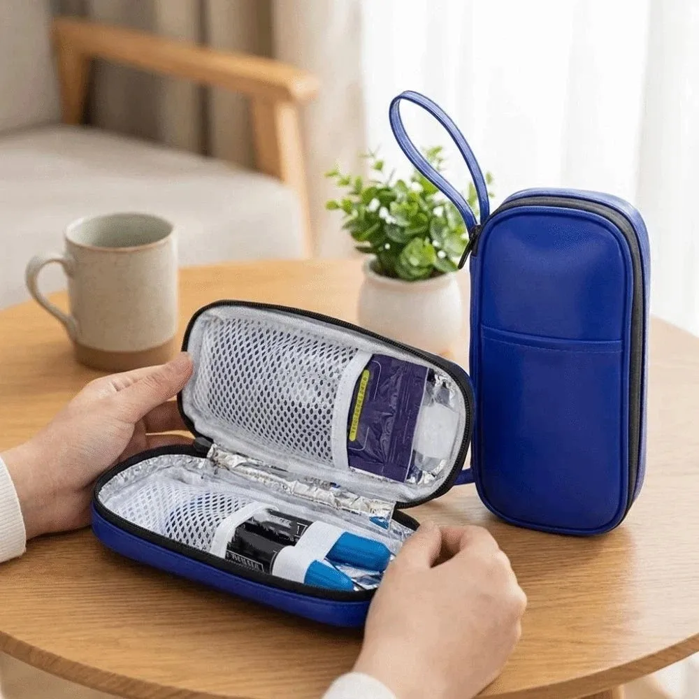 Waterproof Insulin Cooling Bag Portable PU Material Insulin Travel Cooler Case Wear-resistant Thermal Insulated
Waterproof Insulin Cooling Bag Portable PU Material Insulin Travel Cooler Case Wear-resistant Thermal Insulated