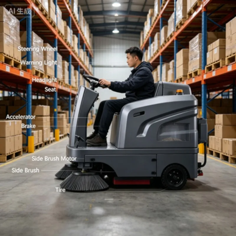New Electric 24V Hand-Push Walk-Behind Sweeper-Scrubber Cleaning Machine with Double Roller Brush Design for Small to Medium
New Electric 24V Hand-Push Walk-Behind Sweeper-Scrubber Cleaning Machine with Double Roller Brush Design for Small to Medium