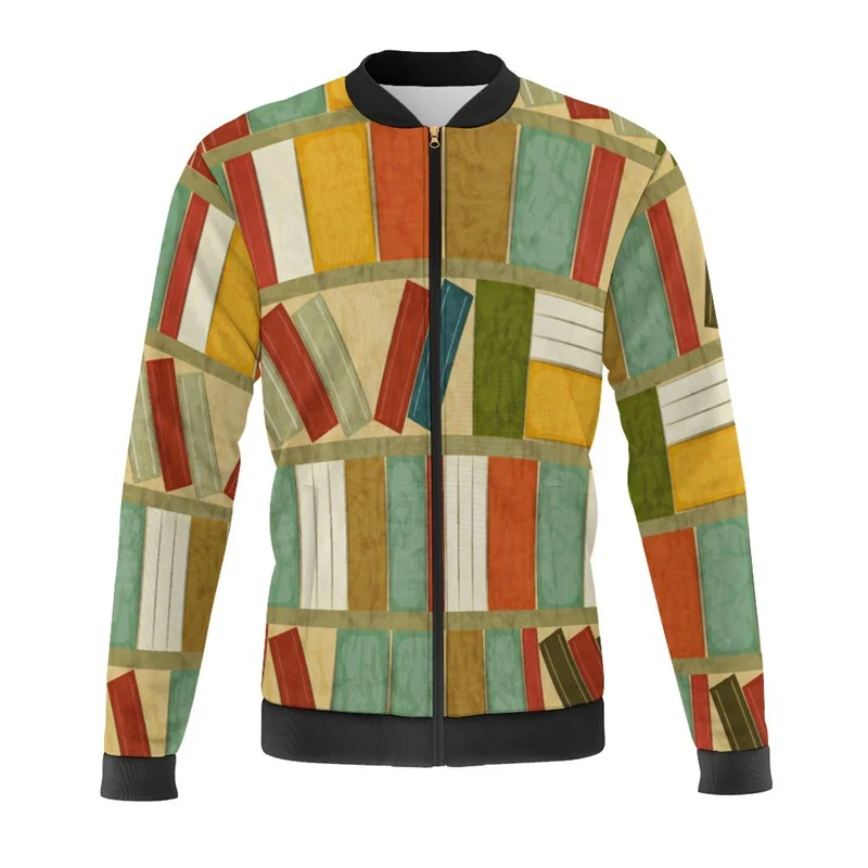 Fall New Arrival Men'S Bomber Jacket Men 3d Printed Fashion Books Piano Graphic Zipper Jacket Women Oversize Coat Fun Tracksuits
Fall New Arrival Men'S Bomber Jacket Men 3d Printed Fashion Books Piano Graphic Zipper Jacket Women Oversize Coat Fun Tracksuits