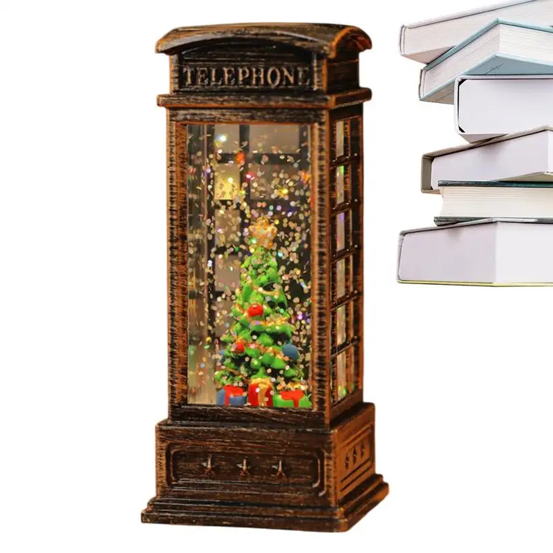 Light Up Phone Booth Illumination Christmas Decoration Vintage Telephone Booth Santa Claus Night Lamp For Table Desk Dormitory
Light Up Phone Booth Illumination Christmas Decoration Vintage Telephone Booth Santa Claus Night Lamp For Table Desk Dormitory