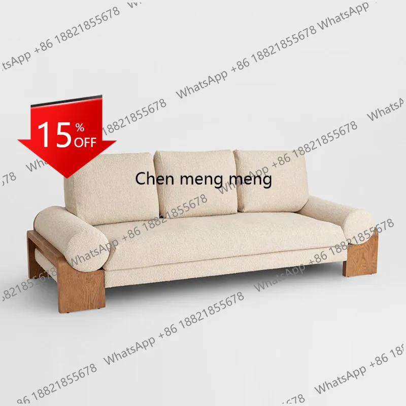 E153 French solid wood fabric sofa modern simple home three-seater sofa American vintage living room furniture
E153 French solid wood fabric sofa modern simple home three-seater sofa American vintage living room furniture