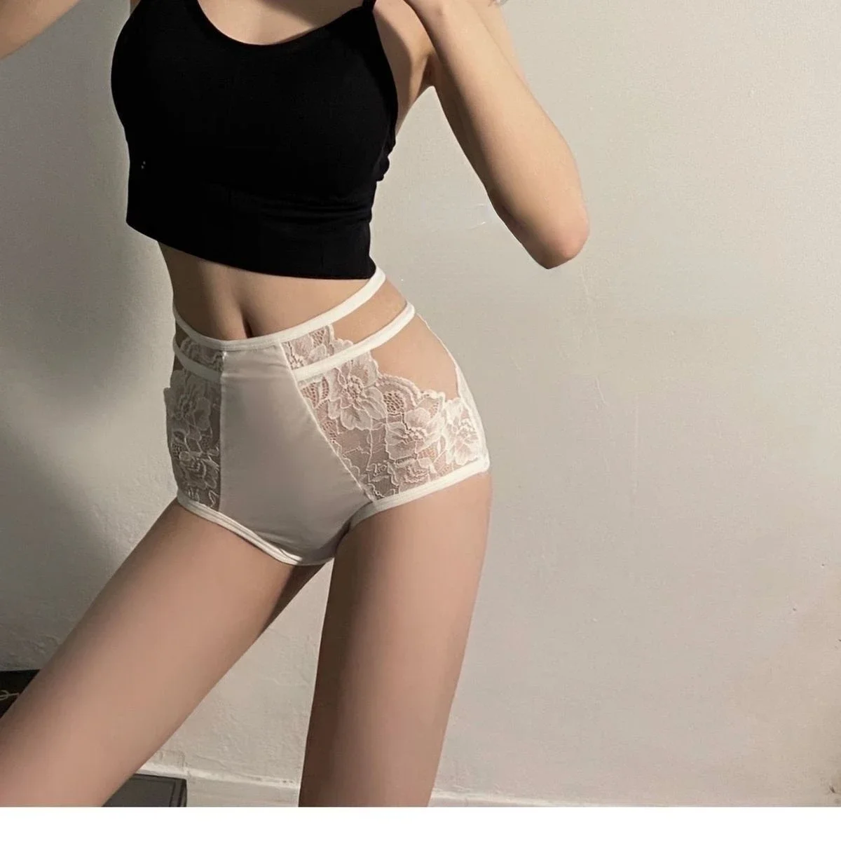 Plus Size Sexy Underwear High Waist Abdominal Panties High-end Lace Patchwork Traceless Women Thin Transparent Panties New
Plus Size Sexy Underwear High Waist Abdominal Panties High-end Lace Patchwork Traceless Women Thin Transparent Panties New