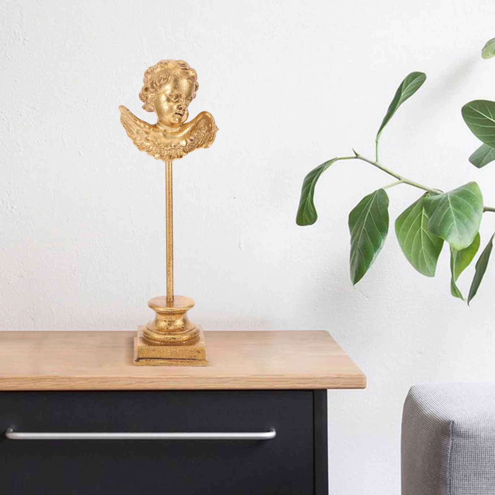 Resin Angel Statue Golden Small Size Lightweight Home Decor for Desk Table Shelf Angel Adornment Art Craft
Resin Angel Statue Golden Small Size Lightweight Home Decor for Desk Table Shelf Angel Adornment Art Craft