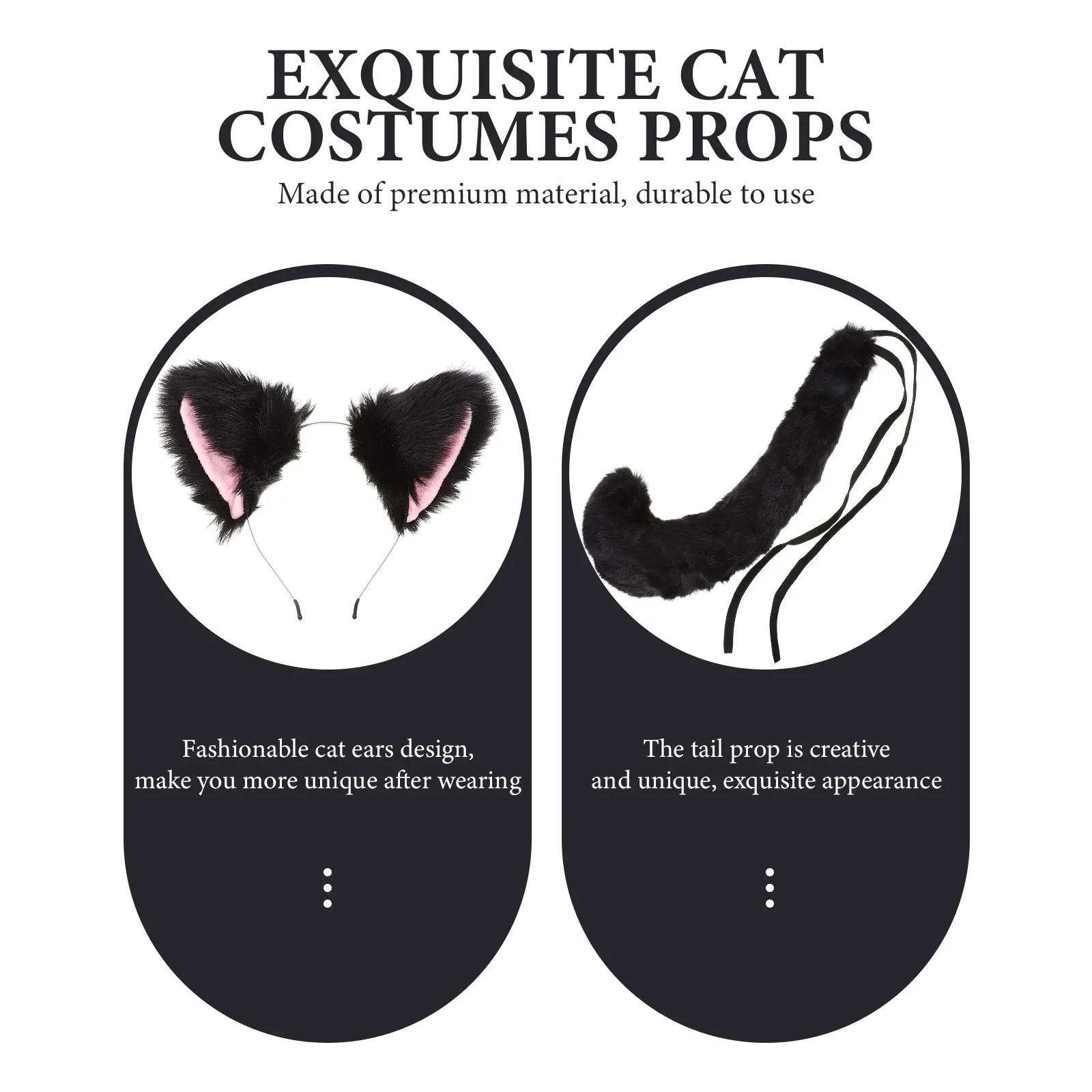 Fox Ears Headband Black Furry Animal Ears Hair Accessories Halloween Costume Party Props Women Cosplay Stage Decorative Hairband
Fox Ears Headband Black Furry Animal Ears Hair Accessories Halloween Costume Party Props Women Cosplay Stage Decorative Hairband