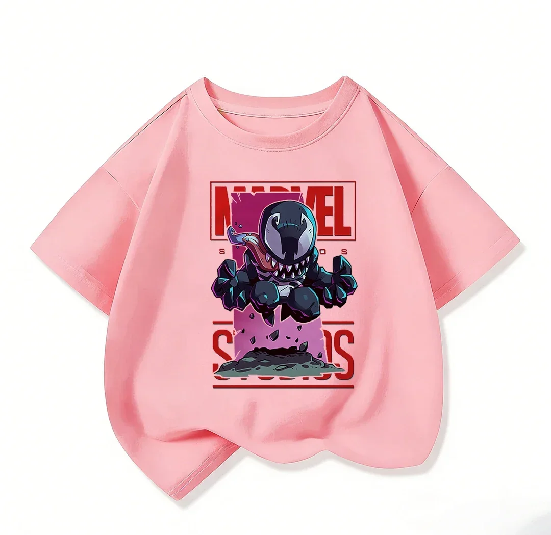 T-shirt à manches courtes pour enfants, vêtements d'été légers, à la mode rétro, motif héros Avengers
T-shirt à manches courtes pour enfants, vêtements d'été légers, à la mode rétro, motif héros Avengers