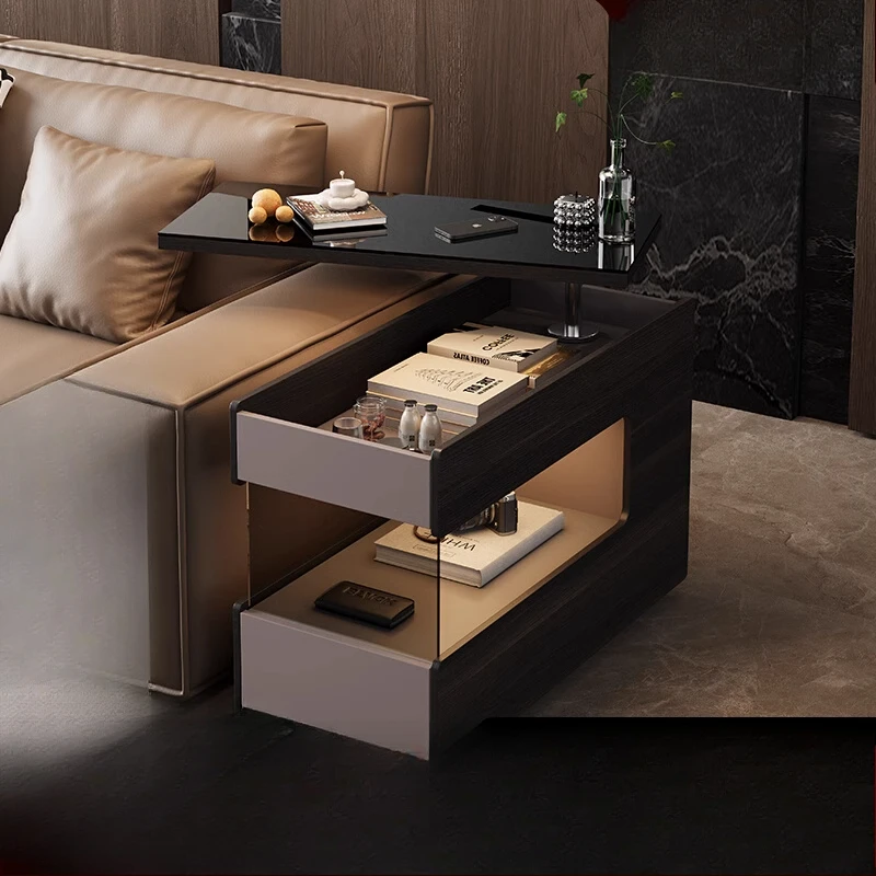 Italian minimalist sofa side cabinet, living room side table, side cabinet with wheel movable coffee table
Italian minimalist sofa side cabinet, living room side table, side cabinet with wheel movable coffee table