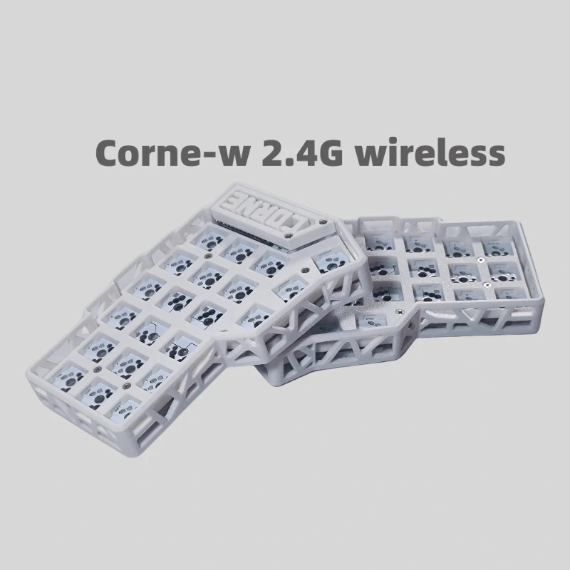 Комплект разделенной клавиатуры Corne-w, изготовленный на заказ 2,4G, беспроводной корпус для 3D-печати с возможностью горячей замены, CR2032, кнопочный элемент, весоль, длительный срок службы батареи, геймеры
Комплект разделенной клавиатуры Corne-w, изготовленный на заказ 2,4G, беспроводной корпус для 3D-печати с возможностью горячей замены, CR2032, кнопочный элемент, весоль, длительный срок службы батареи, геймеры
