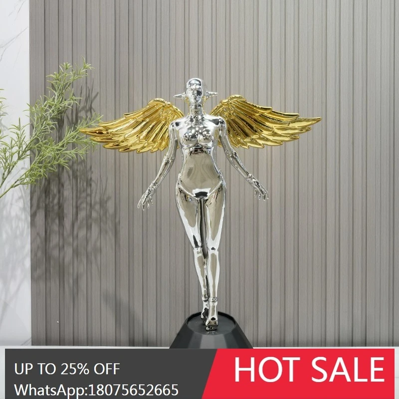 MJY Modern Minimalist Winged Figurine Living Room Coffee Table Entryway Decorative Ornament
MJY Modern Minimalist Winged Figurine Living Room Coffee Table Entryway Decorative Ornament