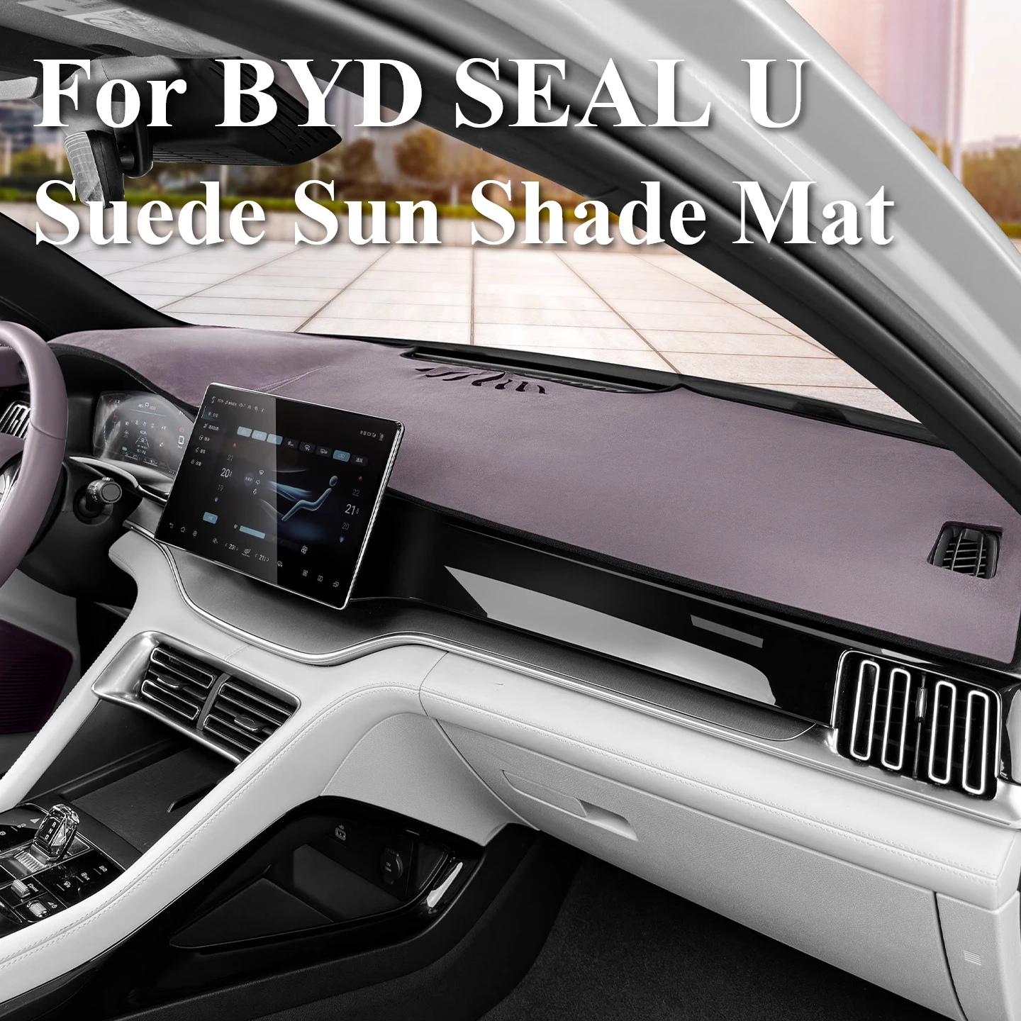 For BYD SEAL U DM-i EV Song Plus Sealion 6 Dashboard Sun Shade Mat AWD Version Suede Center Console Suede Mat
For BYD SEAL U DM-i EV Song Plus Sealion 6 Dashboard Sun Shade Mat AWD Version Suede Center Console Suede Mat