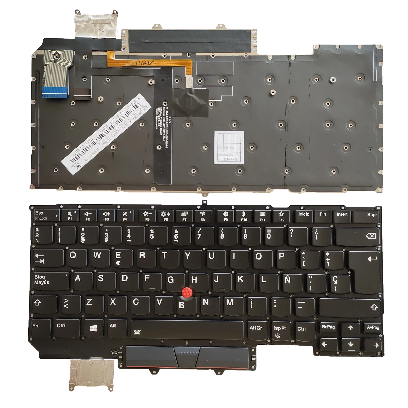 Новая испанская клавиатура SP Lenovo ThinkPad X1 Carbon 5th 6th Gen 2017 2018 20HR 20HQ с подсветкой
Новая испанская клавиатура SP Lenovo ThinkPad X1 Carbon 5th 6th Gen 2017 2018 20HR 20HQ с подсветкой