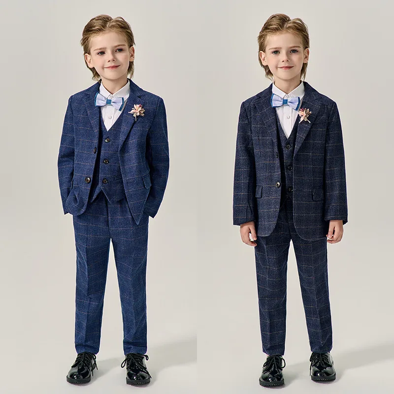 JUCPKID Teens Kids 5Pieces/Set Boys Jacket Vest Pants Bowtie Ceremony Tuxedo Suit Little Kid Boys Formal Suit Children Prom Show
JUCPKID Teens Kids 5Pieces/Set Boys Jacket Vest Pants Bowtie Ceremony Tuxedo Suit Little Kid Boys Formal Suit Children Prom Show