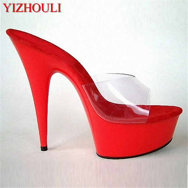 15cm high with female sandals, Princess nightclub high heels, stage party dance shoes
15cm high with female sandals, Princess nightclub high heels, stage party dance shoes