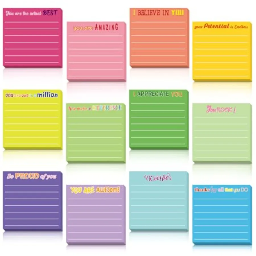 Pcs Sticky Notes Cute Sticky Notes Pad End of Year Employee Gifts Bulk for Teacher Nurse Coworkers Office Supplies 3 x 3
Pcs Sticky Notes Cute Sticky Notes Pad End of Year Employee Gifts Bulk for Teacher Nurse Coworkers Office Supplies 3 x 3