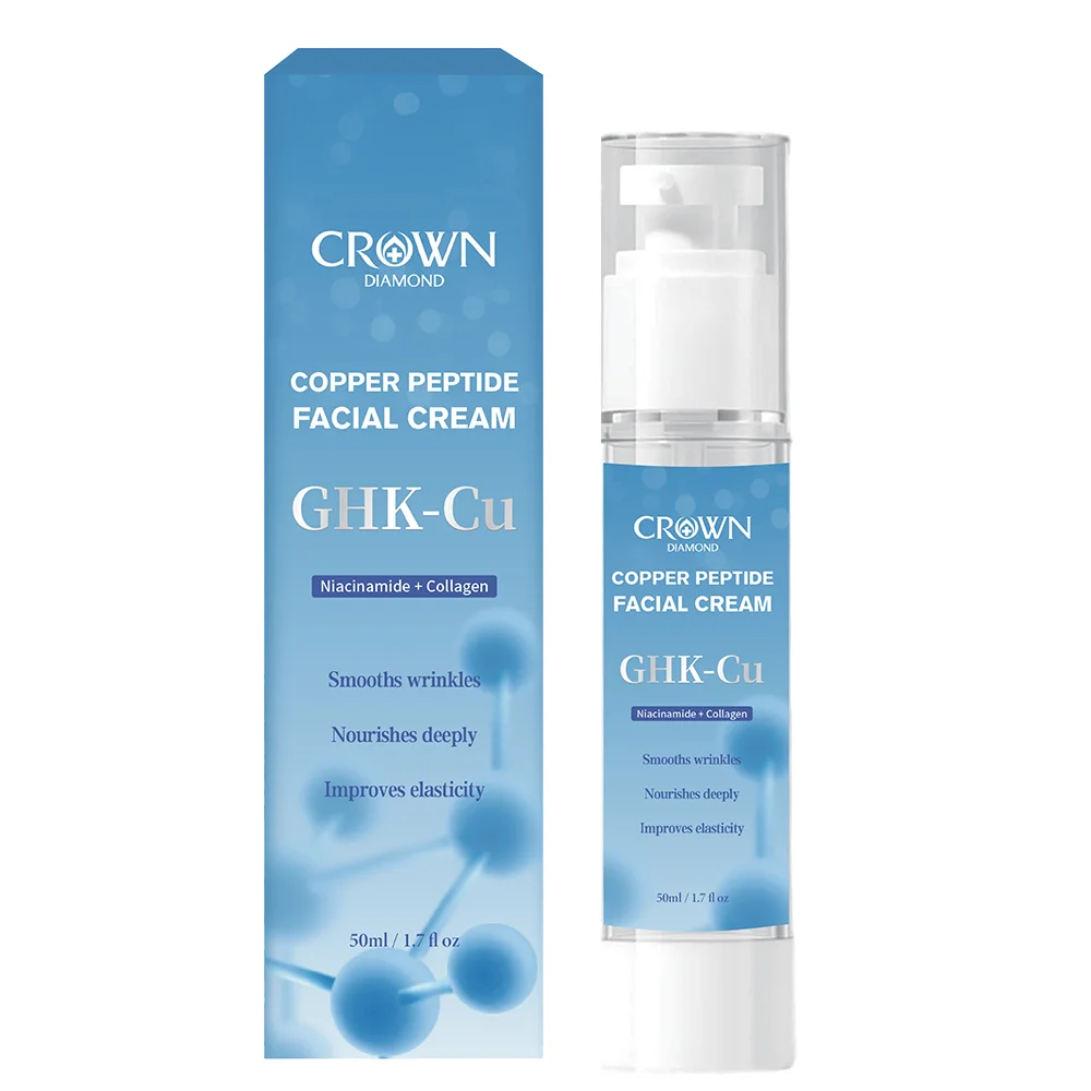 GHK-Cu Copper Peptide Facial Care Cream Deep Nourishment Soothing Brightening Hydrating Oil Control Skin Texture Instant Lift
GHK-Cu Copper Peptide Facial Care Cream Deep Nourishment Soothing Brightening Hydrating Oil Control Skin Texture Instant Lift