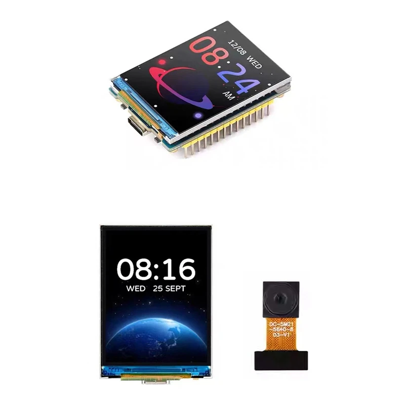 2Inch ESP32-S3 IPS Capacitive Touchscreen Development Board 240X320 LCD Display 262K Color Support Wifi &Bluetooth B
2Inch ESP32-S3 IPS Capacitive Touchscreen Development Board 240X320 LCD Display 262K Color Support Wifi &Bluetooth B