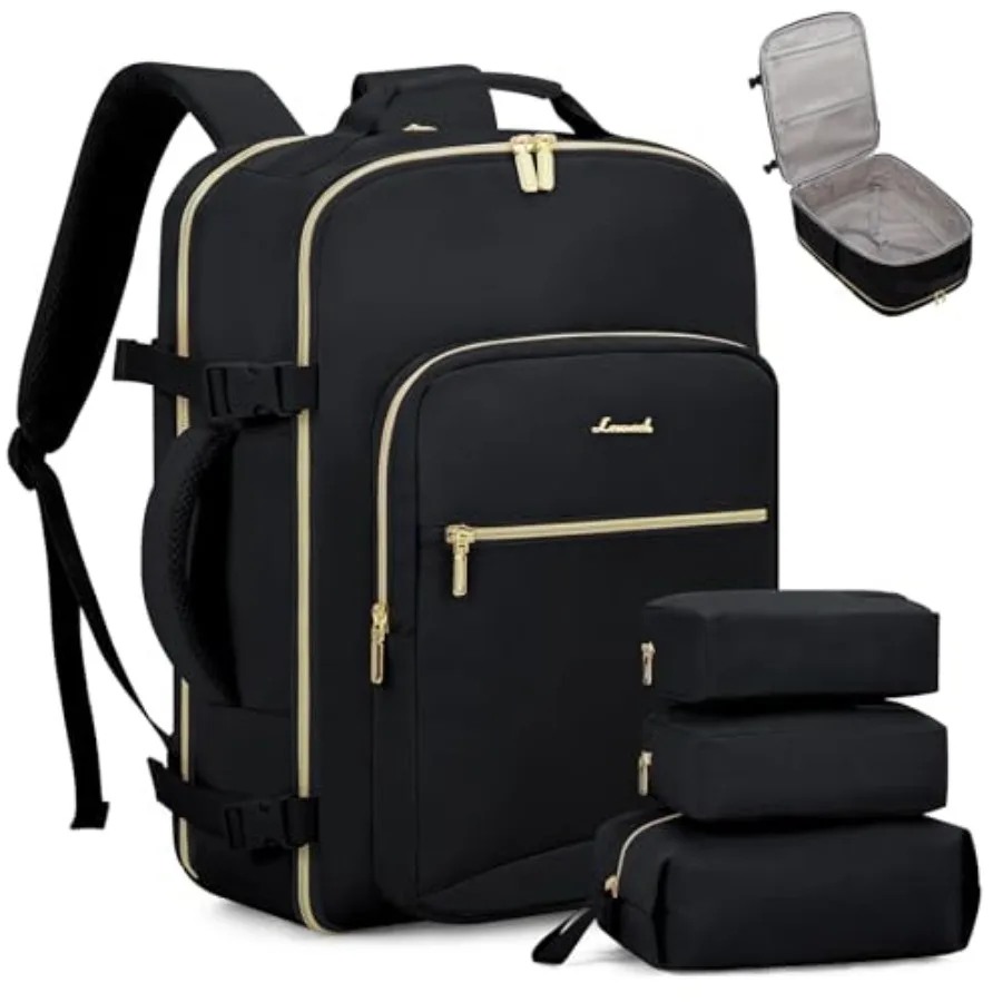 Travel Backpack for Women and Men 40L, Airline Approved Carry On Backpack Travel Essentials, TSA Carry on Luggage, Waterproof P
Travel Backpack for Women and Men 40L, Airline Approved Carry On Backpack Travel Essentials, TSA Carry on Luggage, Waterproof P