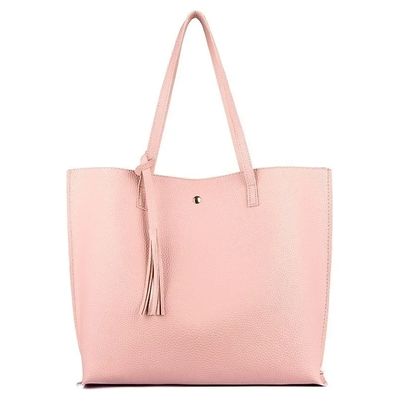 New 2023 Korean Version Tassel Solid Color Large Capacity Shoulder Bag Casual Women's Simple Shoulder Bag
New 2023 Korean Version Tassel Solid Color Large Capacity Shoulder Bag Casual Women's Simple Shoulder Bag