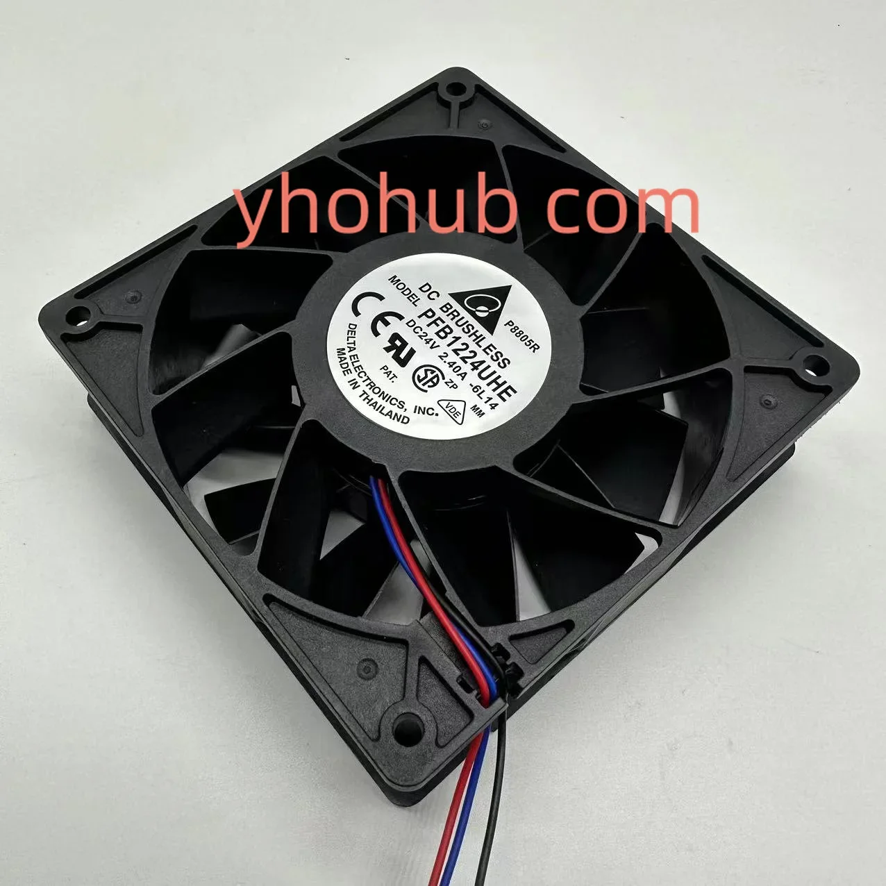 Delta Electronics PFB1224UHE 6L14 DC 24 В 2,40 А 120x120x38 мм Вентилятор охлаждения сервера
Delta Electronics PFB1224UHE 6L14 DC 24 В 2,40 А 120x120x38 мм Вентилятор охлаждения сервера