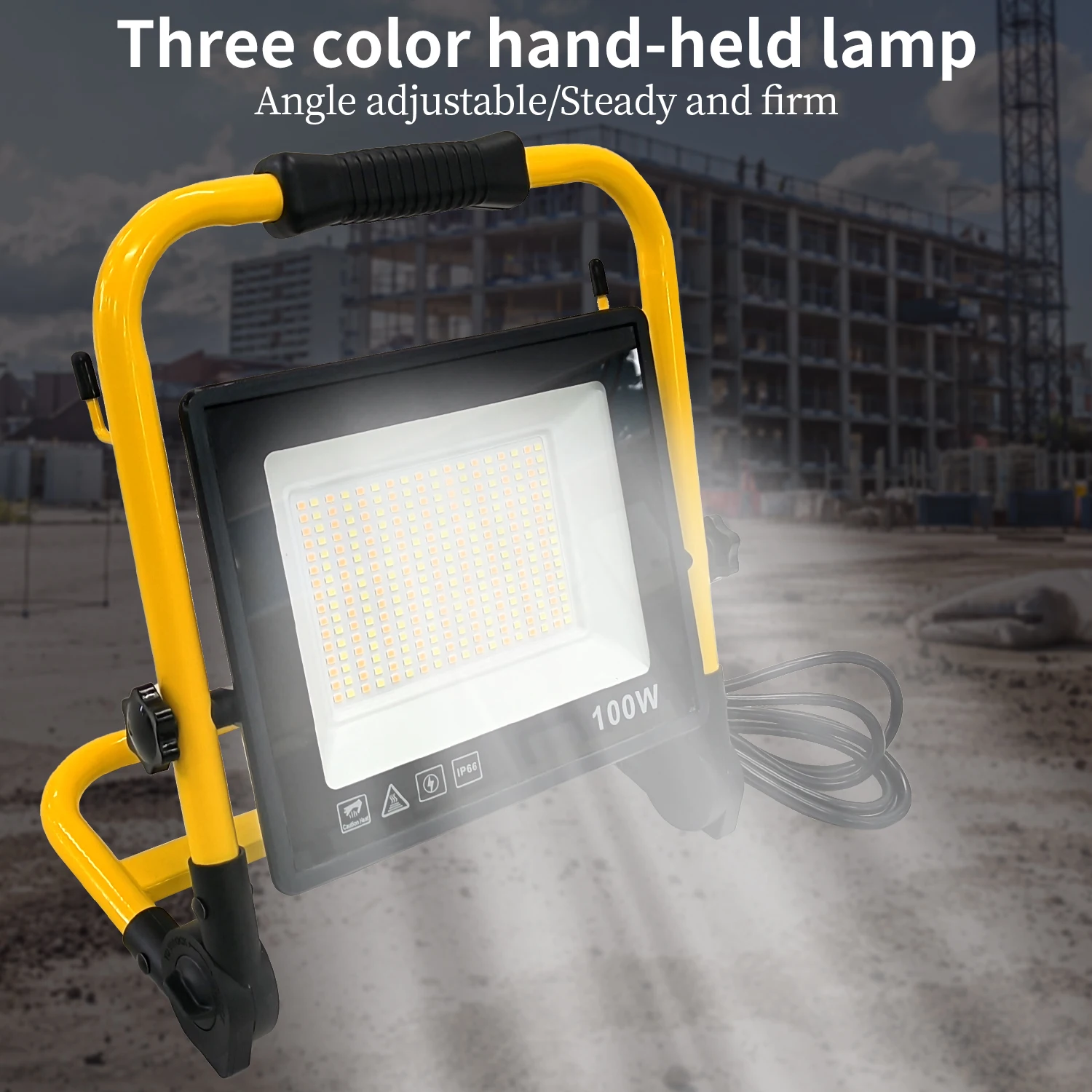 Portable LED bracket lamp outdoor floodlight is suitable for on-site construction lighting garage courtyard and workshop
Portable LED bracket lamp outdoor floodlight is suitable for on-site construction lighting garage courtyard and workshop