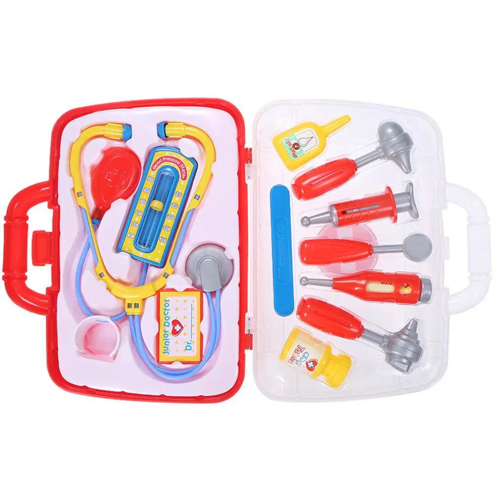 1Set Plastic Kit Kids Doctor Role Play Simulation Set Educational Role Play Set for Imaginative Learning Communication
1Set Plastic Kit Kids Doctor Role Play Simulation Set Educational Role Play Set for Imaginative Learning Communication
