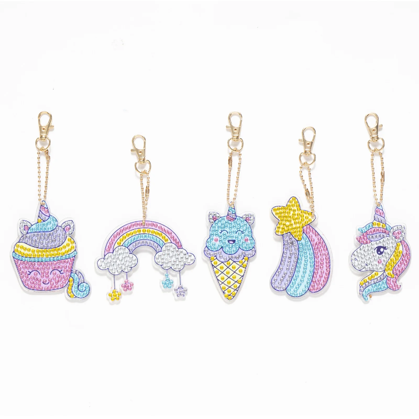 Cartoon All-diamond Rainbow Unicorn DIY Diamond Painting Keyring Mosaic Cross Stitch Bag Pendant Birthday Gift Diamond Keychain
Cartoon All-diamond Rainbow Unicorn DIY Diamond Painting Keyring Mosaic Cross Stitch Bag Pendant Birthday Gift Diamond Keychain