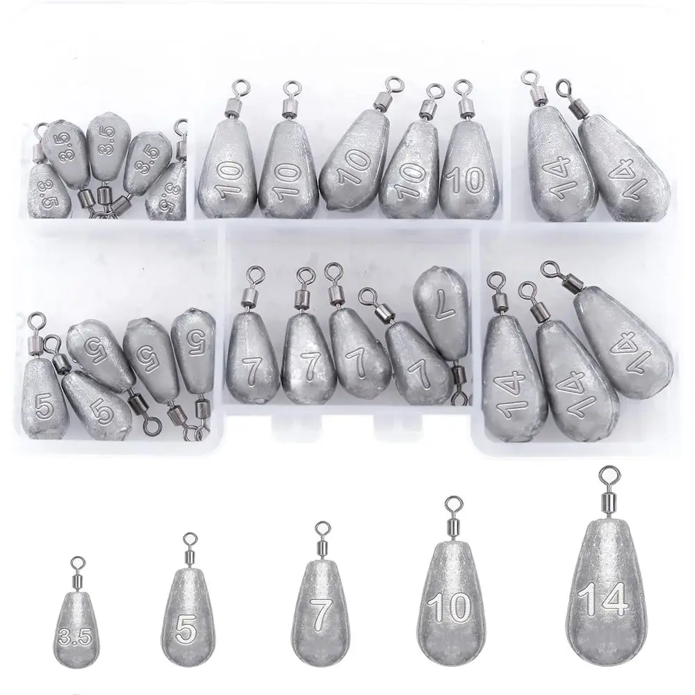 Комплект литейных грузил для окуня и сома — пресноводная и морская рыбалка с поворотным гирьом
Комплект литейных грузил для окуня и сома — пресноводная и морская рыбалка с поворотным гирьом