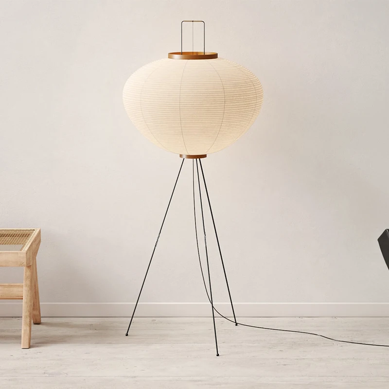 Japanese floor lamp living room, bedroom, homestay study, model room, and wind paper vertical lantern
Japanese floor lamp living room, bedroom, homestay study, model room, and wind paper vertical lantern