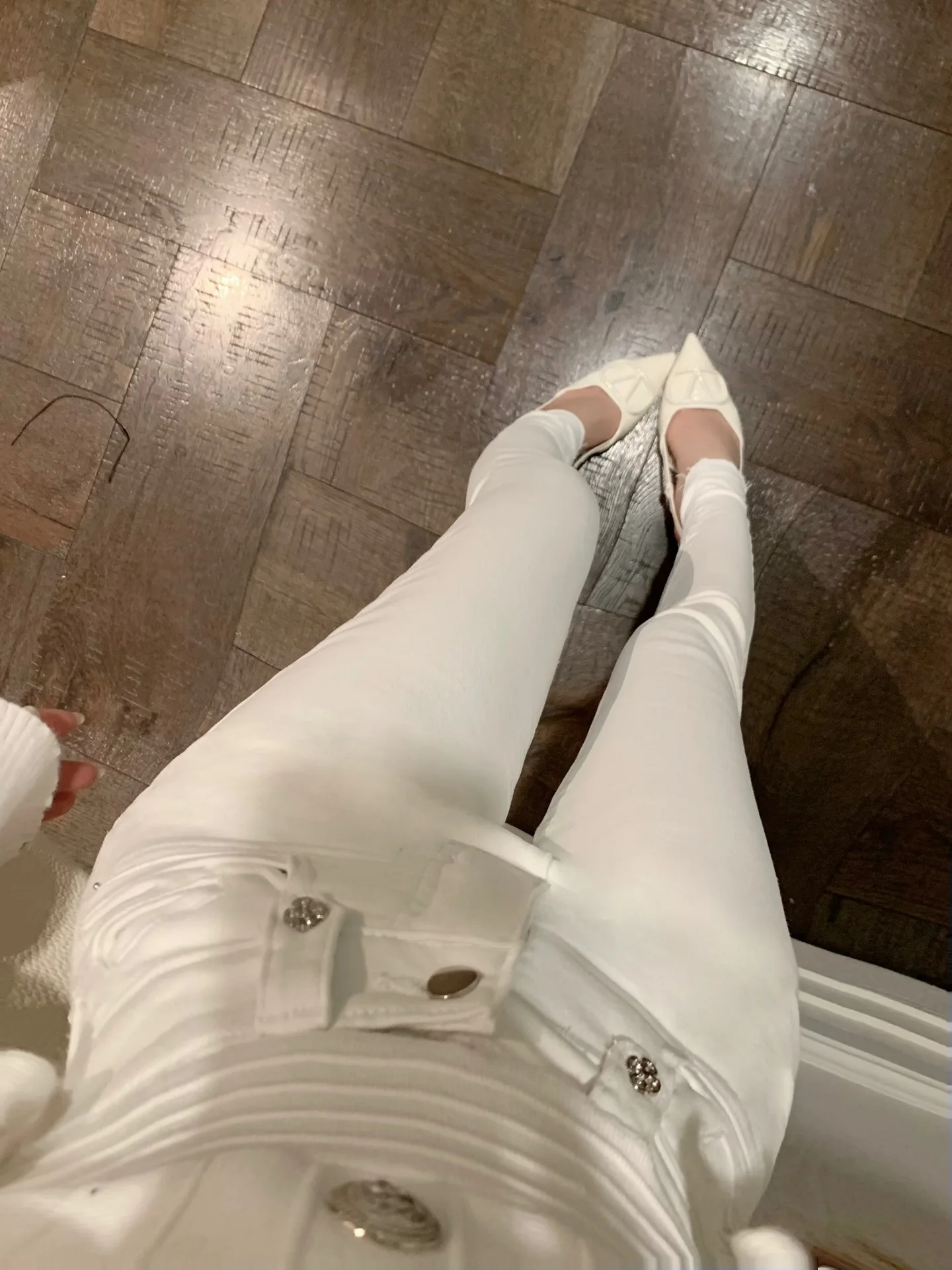 Женские джинсы Luna с высокой талией, на флисовой подкладке, белые, облегающие, с узкими штанинами, модные, осенне-зимние, элегантные, простые, стильные
Женские джинсы Luna с высокой талией, на флисовой подкладке, белые, облегающие, с узкими штанинами, модные, осенне-зимние, элегантные, простые, стильные