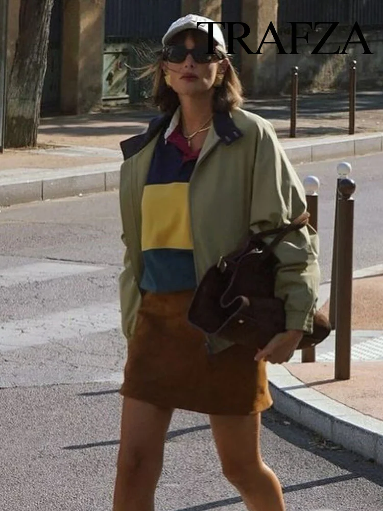 TRAZFA Women Autumn New Fashion Versatile Solid Suede Sexy Hip Skirt Female Elegant High Street Casual Zipper Party Mini Skirts
TRAZFA Women Autumn New Fashion Versatile Solid Suede Sexy Hip Skirt Female Elegant High Street Casual Zipper Party Mini Skirts