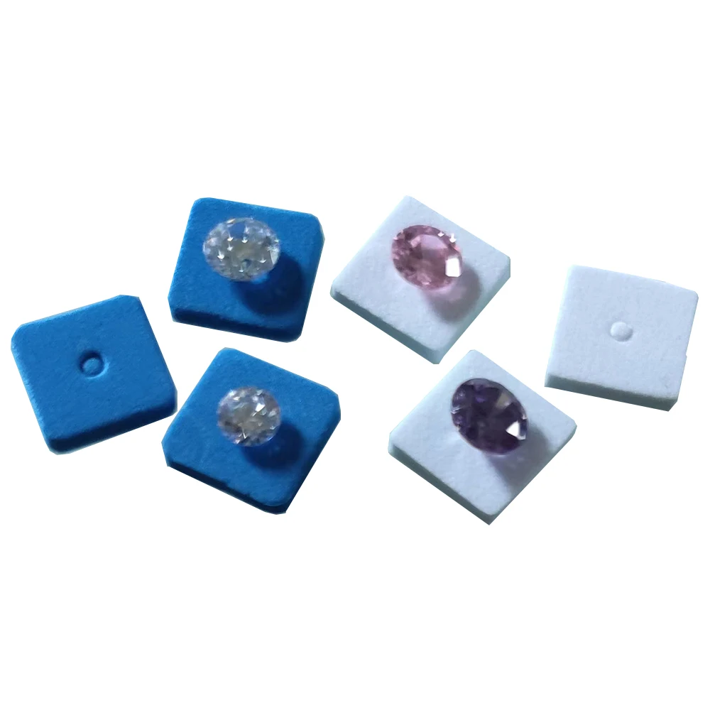 Wholesale White Diamond Sponge Pad Loose Diamond Bottom Tip Protection Sponge Mat Gemstone Package Soft Blue Pad 100Pcs
Wholesale White Diamond Sponge Pad Loose Diamond Bottom Tip Protection Sponge Mat Gemstone Package Soft Blue Pad 100Pcs