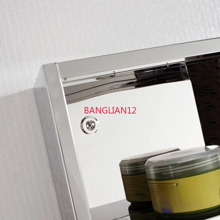 Stainless steel mirror cabinet, bathroom wall mounted mirror cabinet
Stainless steel mirror cabinet, bathroom wall mounted mirror cabinet