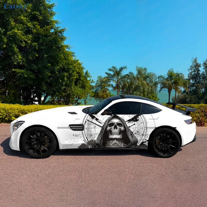 Cape Skull Dark Style Car Vinyl Wraps Decal Self-adhesive PVC Sticker Suitable for Trucks SUV Decoration Auto Accessories Gift
Cape Skull Dark Style Car Vinyl Wraps Decal Self-adhesive PVC Sticker Suitable for Trucks SUV Decoration Auto Accessories Gift