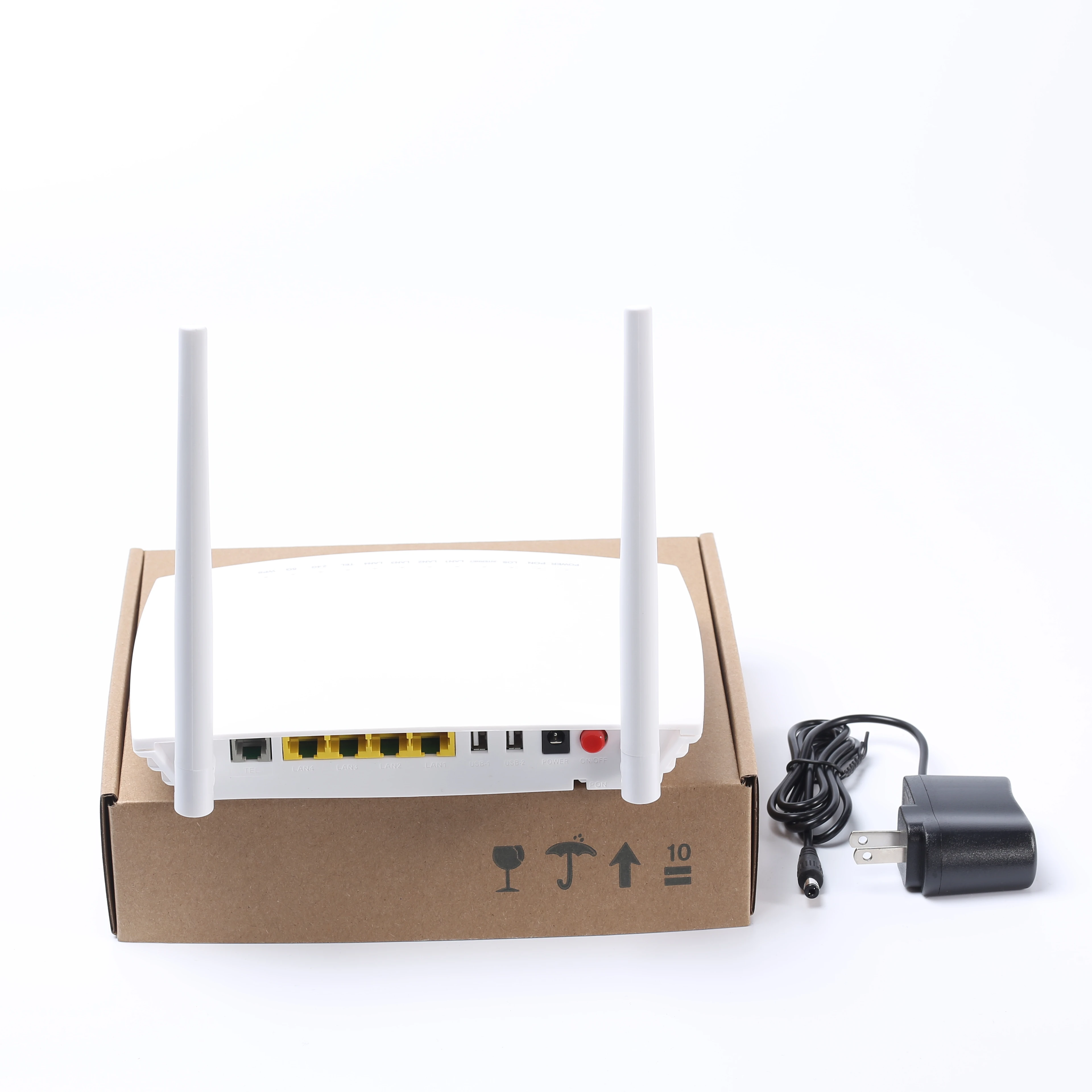 F670L Indoor SC Dual Band GPON ONU 4GE FTTX 2.4G + 5G WiFi Original Includes Power Supply Packaging Box
F670L Indoor SC Dual Band GPON ONU 4GE FTTX 2.4G + 5G WiFi Original Includes Power Supply Packaging Box