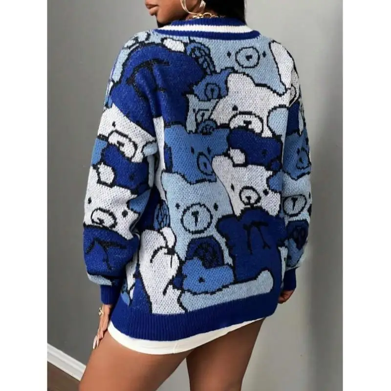 Casual Long Sve round Ne Knitted Cardigan Bear Pattern Q 899 O 77437 New Model Cross Border Coolmax Fiber Ciwalk Wear
Casual Long Sve round Ne Knitted Cardigan Bear Pattern Q 899 O 77437 New Model Cross Border Coolmax Fiber Ciwalk Wear