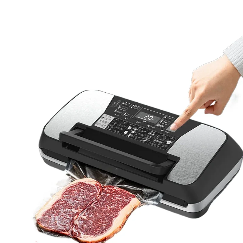 Household Vacuum Food Sealer Machine Dry Wet Dual Use Plastic Bag Sealing Device Kitchen Food Fresh Keeping Equipment
Household Vacuum Food Sealer Machine Dry Wet Dual Use Plastic Bag Sealing Device Kitchen Food Fresh Keeping Equipment