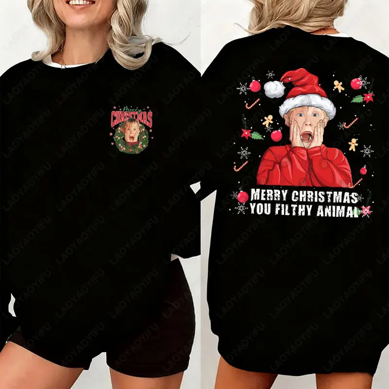 Retro Trendy McCallister Home Alone Sweatshirt Christmas Movie Sweater Funny Xmas Movie Unisex Pullovers New Autumn Winter Tops
Retro Trendy McCallister Home Alone Sweatshirt Christmas Movie Sweater Funny Xmas Movie Unisex Pullovers New Autumn Winter Tops