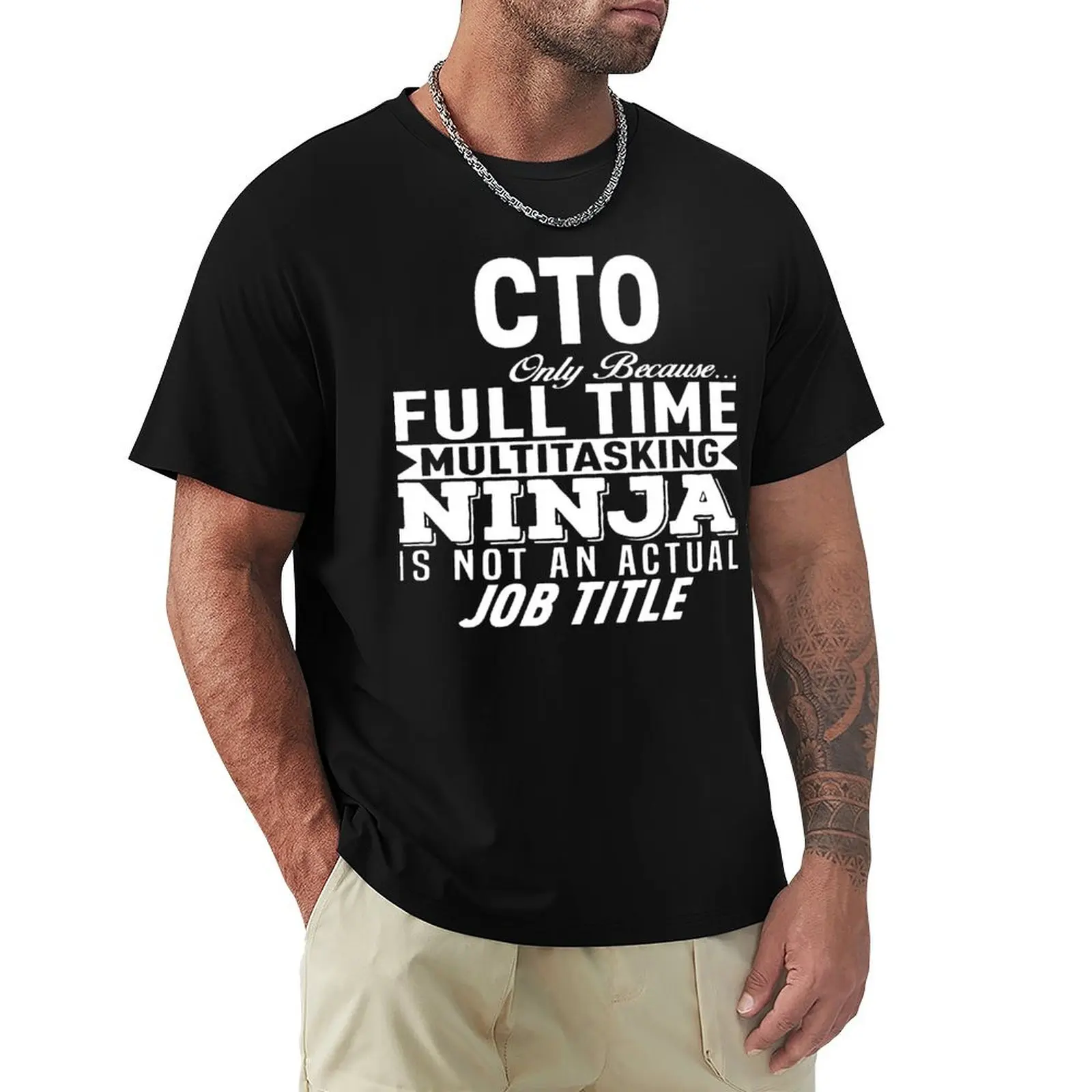 CTO T-Shirt Stain Resistant Casual Tee
CTO T-Shirt Stain Resistant Casual Tee