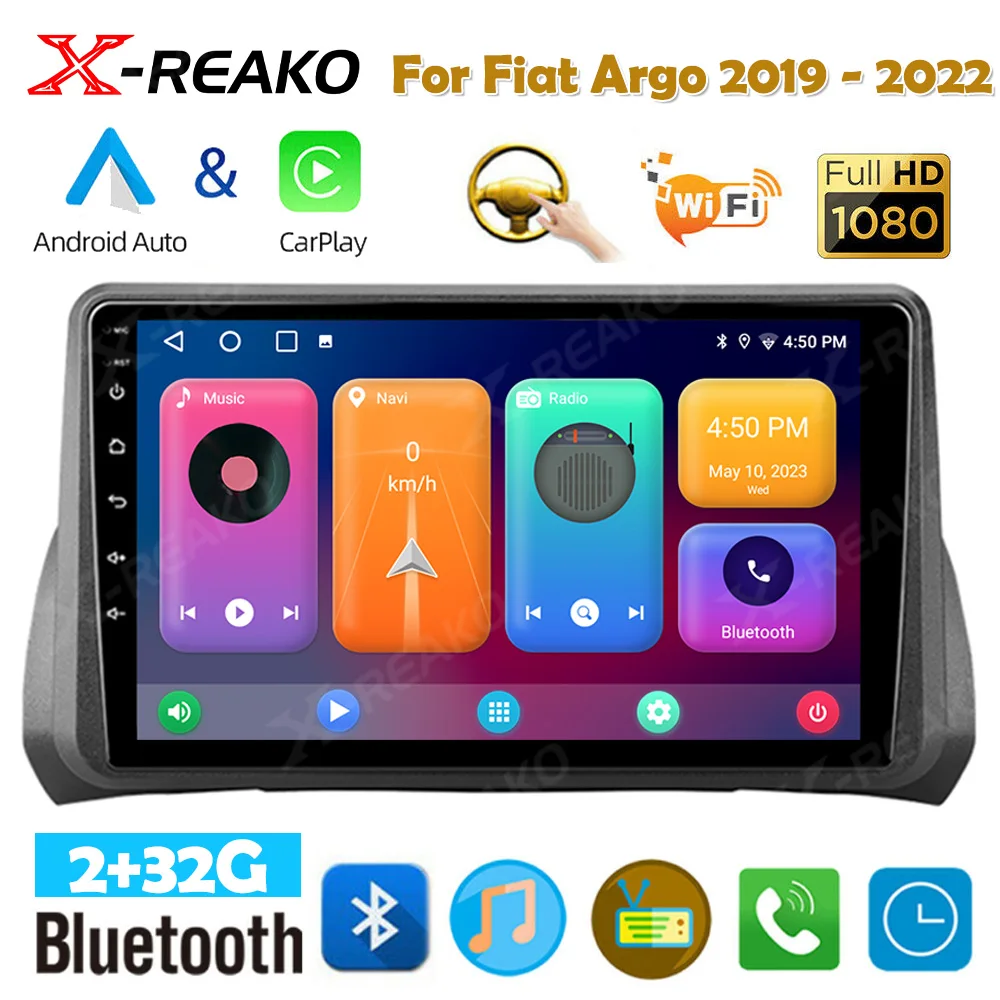 X-REAKO Android 12 9 Inch Car Radio Carplay Wifi For Fiat Argo 2019 - 2022 GPS Navigation Android Auto Stereo Head Unit 2 din
X-REAKO Android 12 9 Inch Car Radio Carplay Wifi For Fiat Argo 2019 - 2022 GPS Navigation Android Auto Stereo Head Unit 2 din