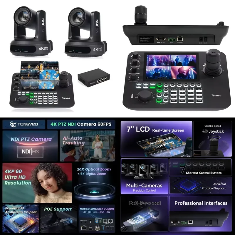 【CHIMU HOME】 4K 60fps Camera 20x Optical Zoom USB SDI LAN Joystick for Live
【CHIMU HOME】 4K 60fps Camera 20x Optical Zoom USB SDI LAN Joystick for Live