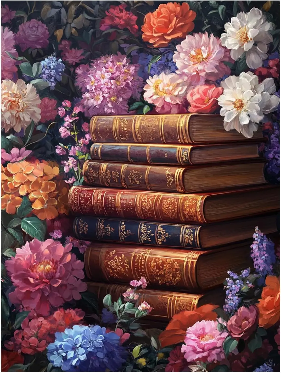 Reivworl Book Diamond Art Kits for Adults, Flowers Diamond Painting Kits, Gem Art Kit for Gifts and Home Interior Decor 12x16 In
Reivworl Book Diamond Art Kits for Adults, Flowers Diamond Painting Kits, Gem Art Kit for Gifts and Home Interior Decor 12x16 In