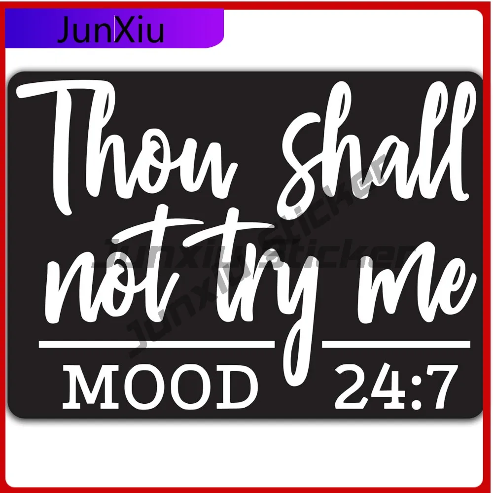 Thou Shall Not Try Me Vinyl Sticker Waterproof Decal Accessories For Cars Trucks Windows Bumpers Walls Laptops Scratch-proof Pvc
Thou Shall Not Try Me Vinyl Sticker Waterproof Decal Accessories For Cars Trucks Windows Bumpers Walls Laptops Scratch-proof Pvc