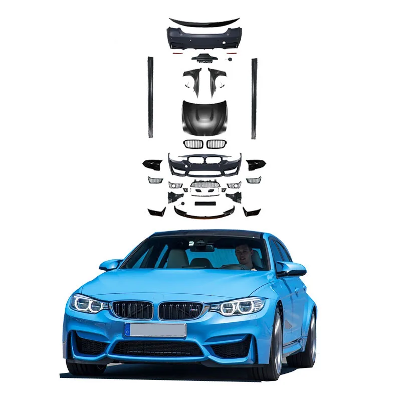 High Quality Wholesale Car Full Sport Body Kit For BMW 3 Series F30 Refitted M3 Style
High Quality Wholesale Car Full Sport Body Kit For BMW 3 Series F30 Refitted M3 Style